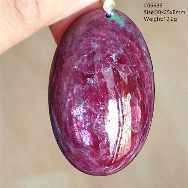 Red Ruby Zoisite Pendant-ToShay.org