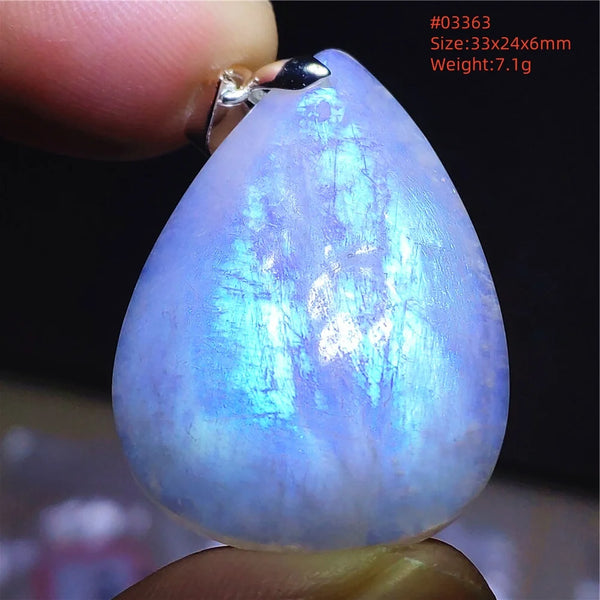 Blue Light Moonstone Pendant-ToShay.org