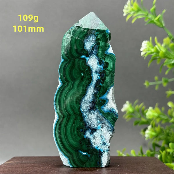 Blue Chrysocolla Tower-ToShay.org