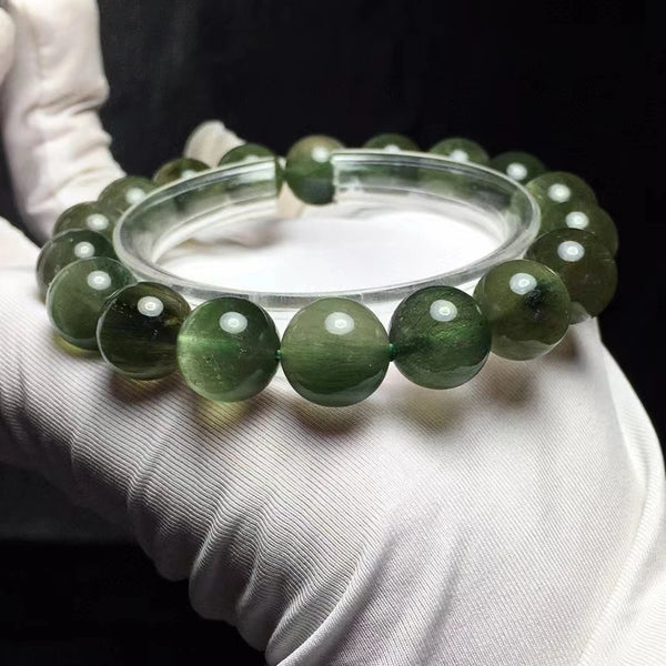Green Rutilated Quartz Bracelet-ToShay.org