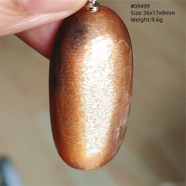 Black Sunstone Moonstone Pendant-ToShay.org