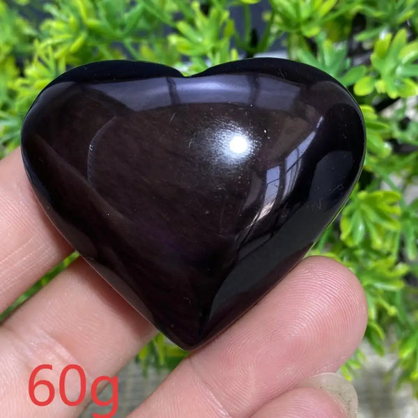 Rainbow Obsidian Heart-ToShay.org