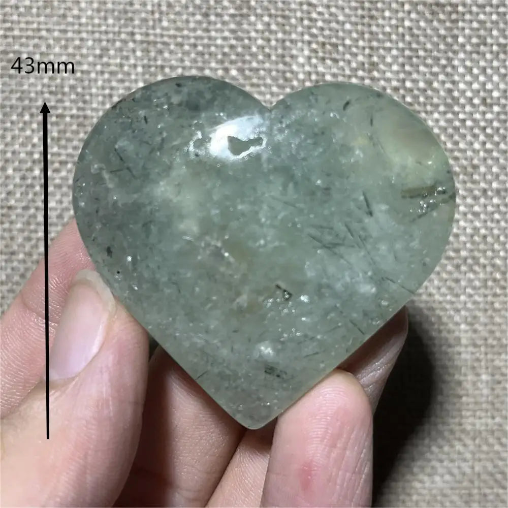 Green Grape Prehnite Hearts-ToShay.org