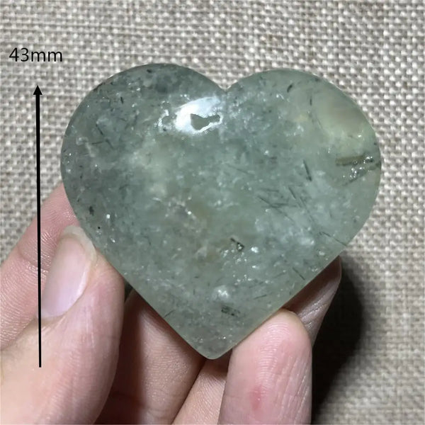 Green Grape Prehnite Hearts-ToShay.org