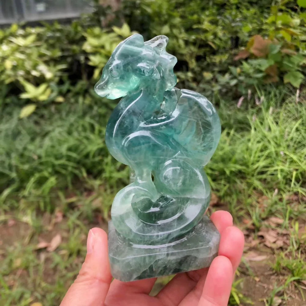 Green Fluorite Dragon-ToShay.org