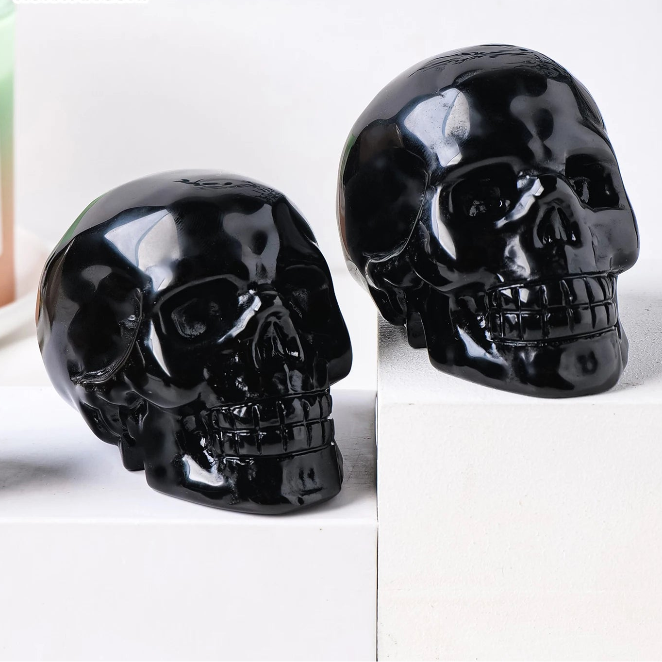 Black Obsidian Skull-ToShay.org