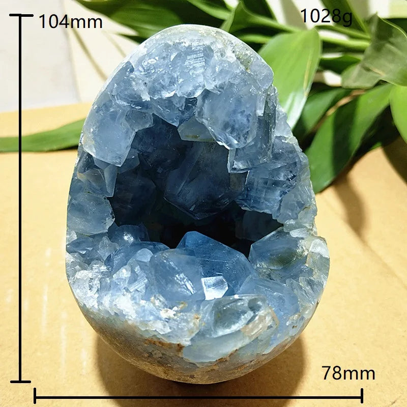 Blue Celestine Crystal Geode-ToShay.org