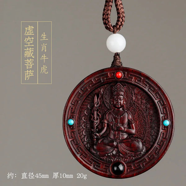 Sandalwood Ksitigarbha Pendant-ToShay.org