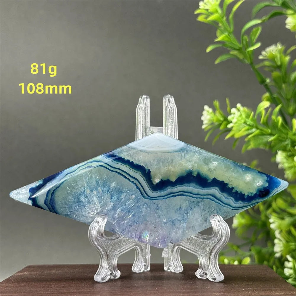 Blue Agate Lace Diamond-ToShay.org