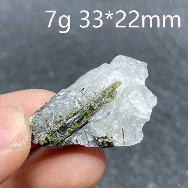 Green Tourmaline Crystal-ToShay.org