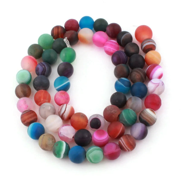 Mixed Cracked Agate Beads-ToShay.org