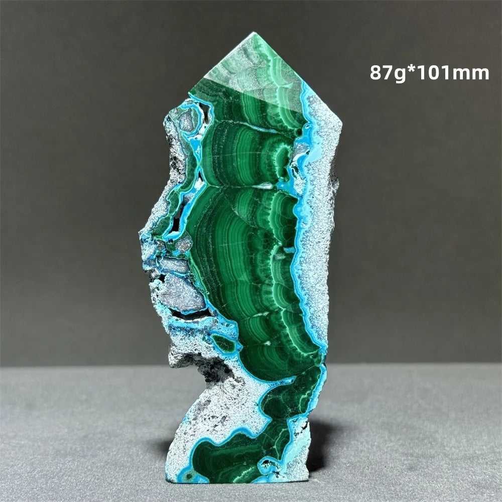 Blue Chrysocolla Tower-ToShay.org