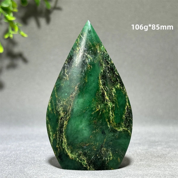 Green Emerald Agate Torch-ToShay.org