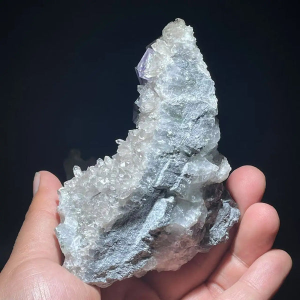 Purple Fluorite Phantom Crystal-ToShay.org