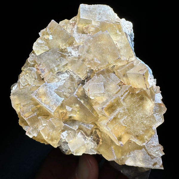 Yellow Fluorite Crystal Mineral-ToShay.org