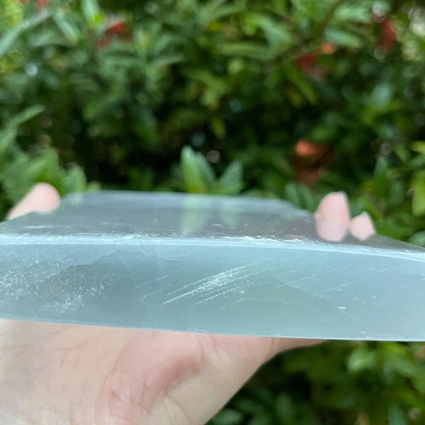 White Selenite Plate-ToShay.org