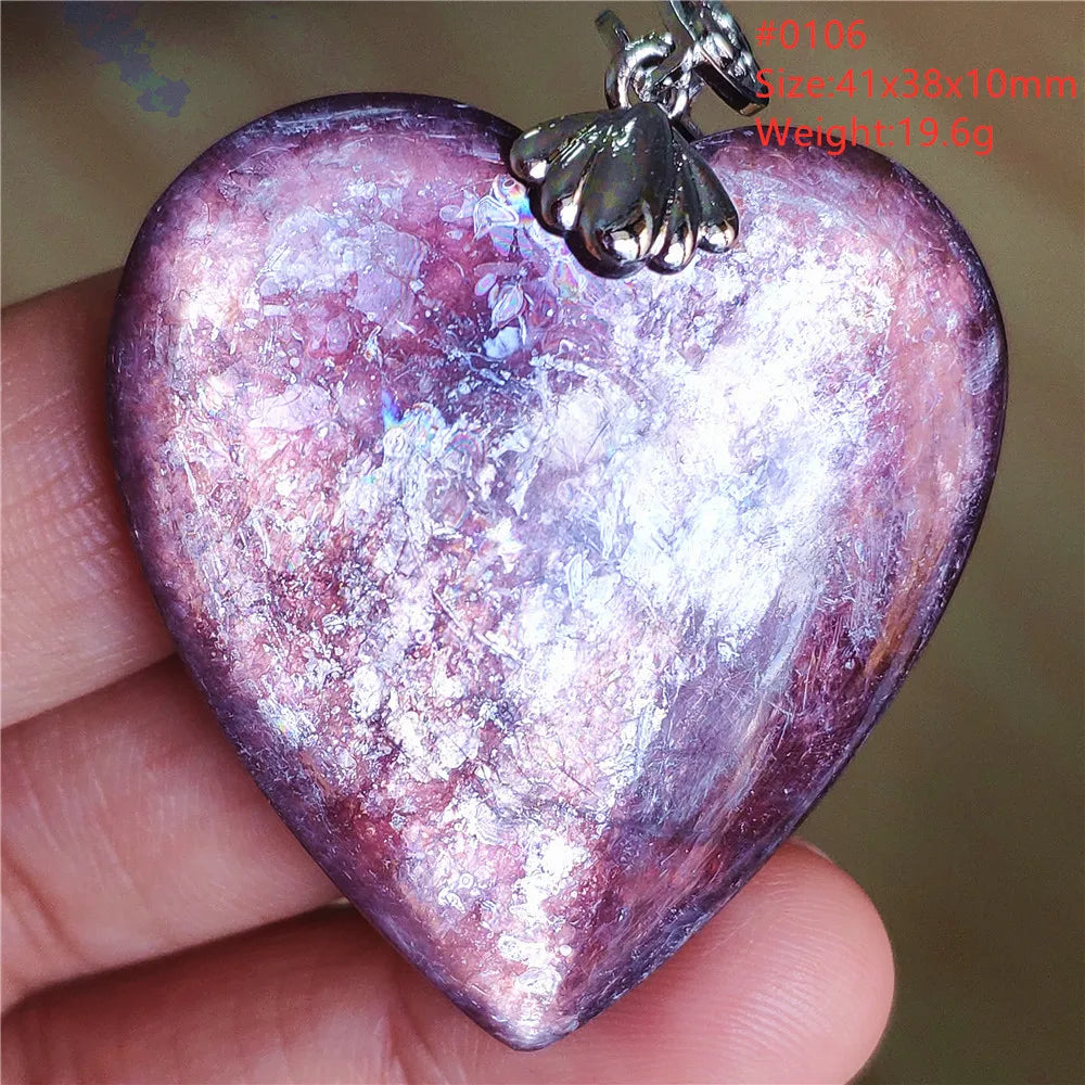 Purple Lepidolite Pendant-ToShay.org