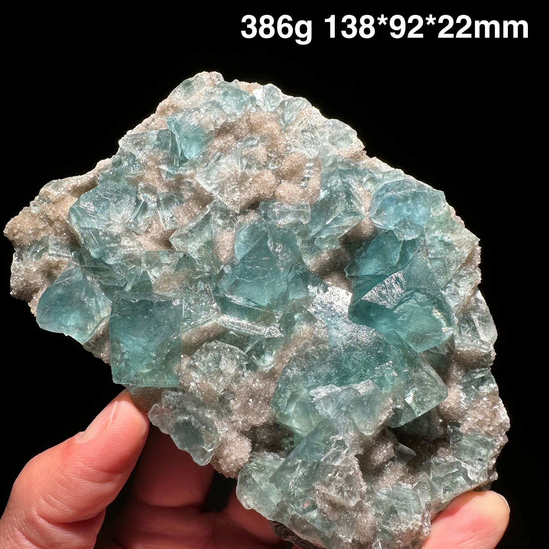 Green Vitreous Fluorite Crystal-ToShay.org