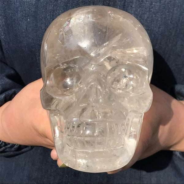 Clear Quartz Crystal Skull-ToShay.org