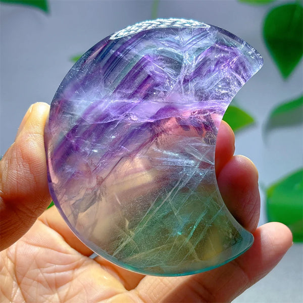 Rainbow Fluorite Moon-ToShay.org