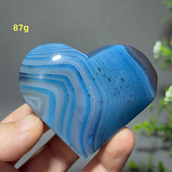 Blue Agate Heart-ToShay.org