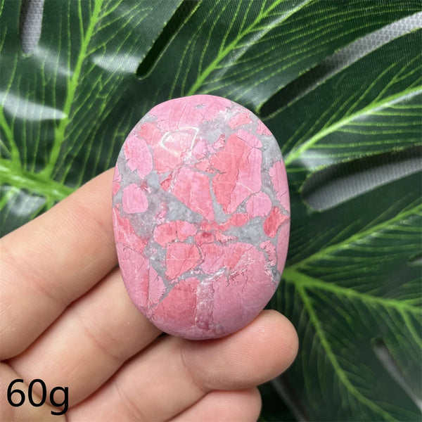 Pink Peach Jade Palm Stone-ToShay.org