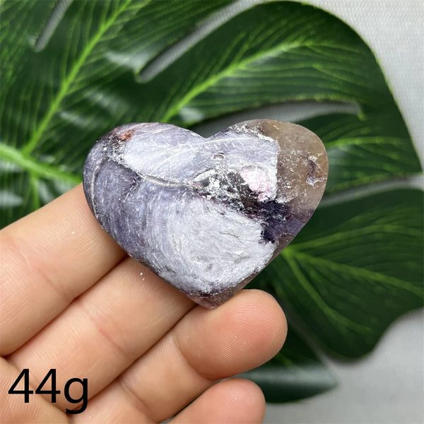Purple Mica Crystal Heart-ToShay.org
