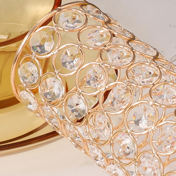Crystal Bead Flower Vase-ToShay.org