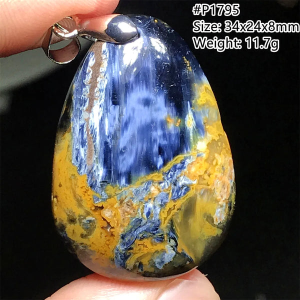 Blue Pietersite Pendant-ToShay.org