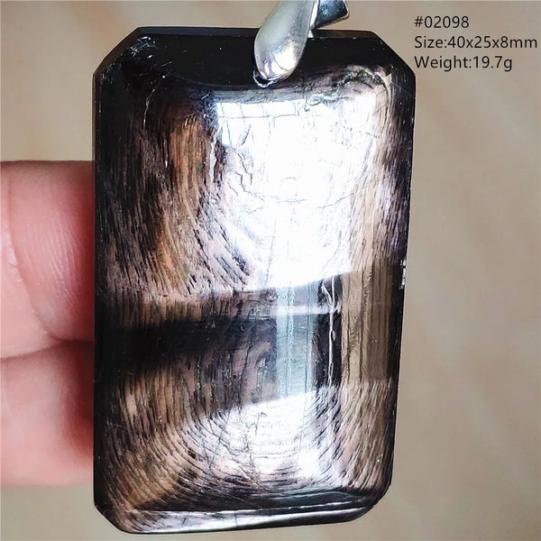Black Hypersthene Pendant-ToShay.org