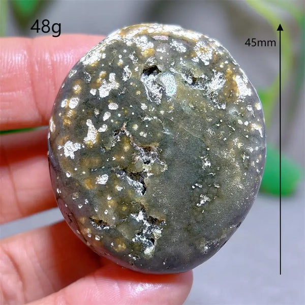 Ocean Jasper Palm Stone-ToShay.org