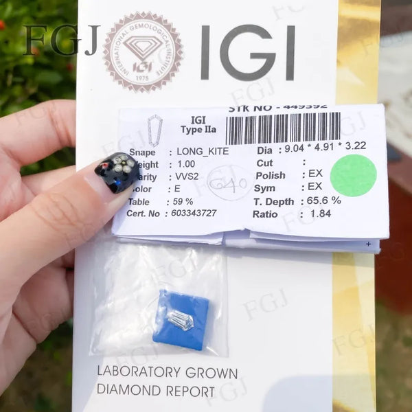 Clear Faceted Diamond-ToShay.org