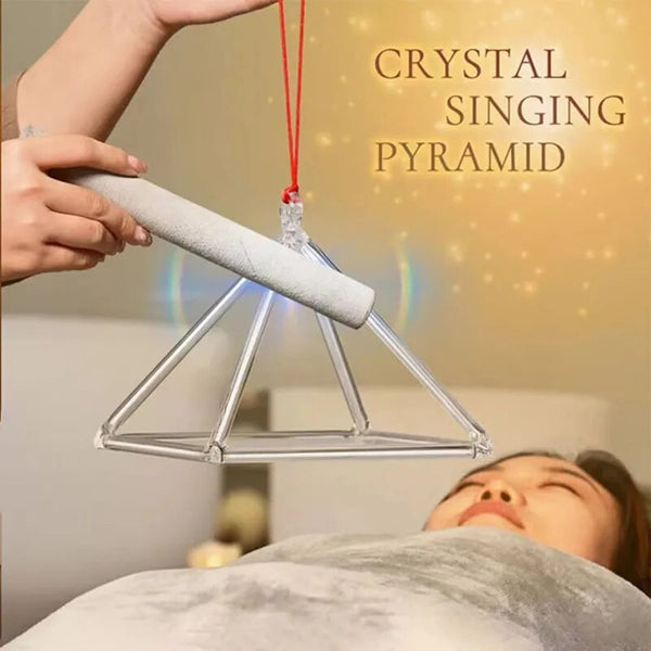 Chakra Crystal Singing Pyramid-ToShay.org