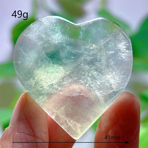 Rainbow Fluorite Heart-ToShay.org
