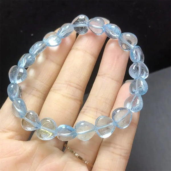 Blue Topaz Heart Bracelet-ToShay.org