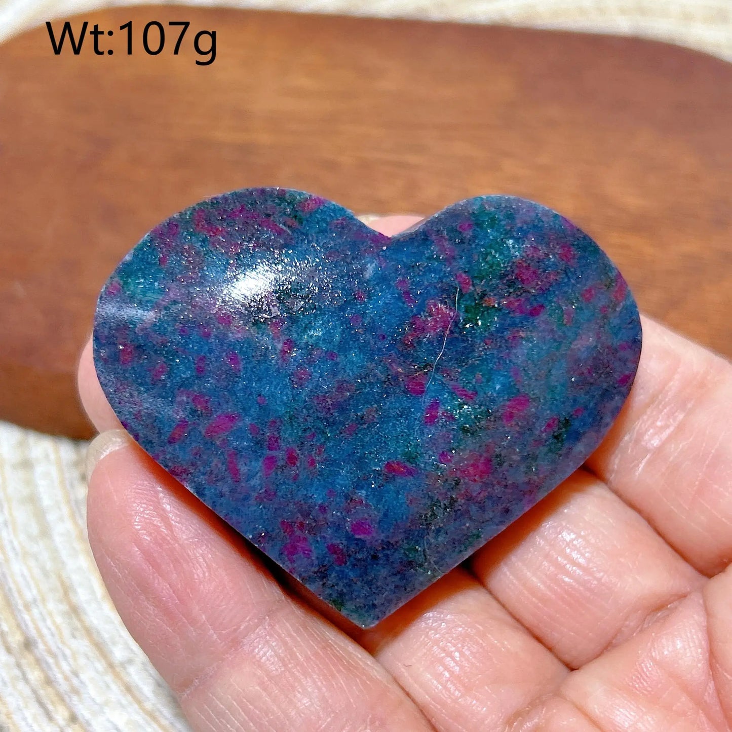 Blue Ruby Kyanite Hearts-ToShay.org