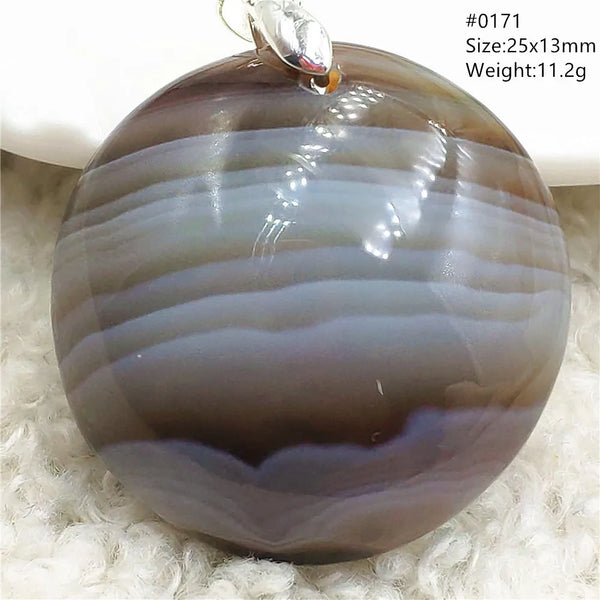 Grey Lace Agate Pendant-ToShay.org