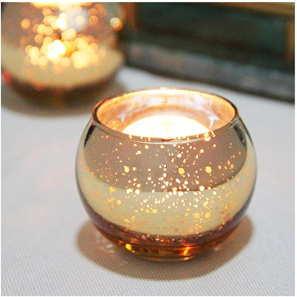 Mercury Glass Tealight Holders-ToShay.org