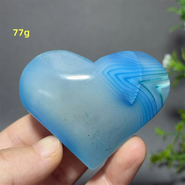 Blue Agate Heart-ToShay.org