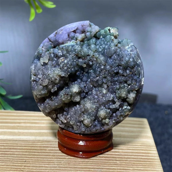 Purple Grape Agate Ball-ToShay.org