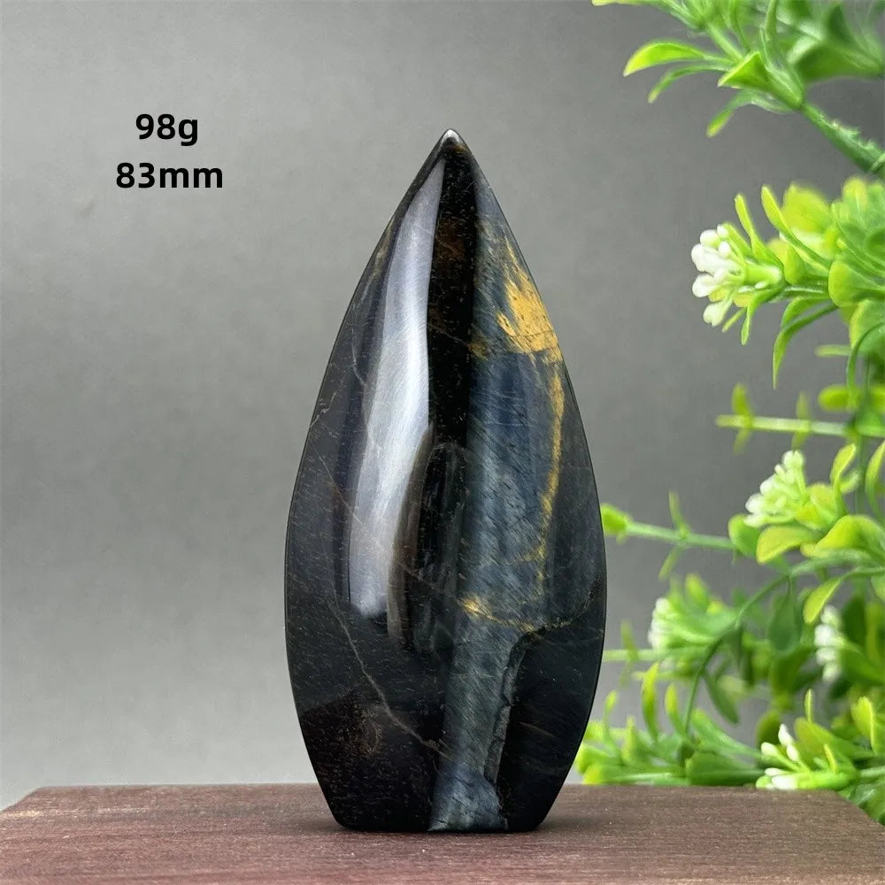 Blue Tiger Eye Stone Torch-ToShay.org