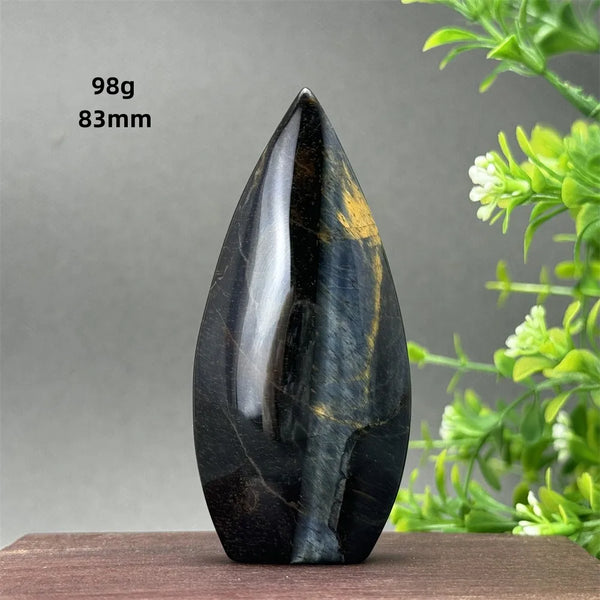 Blue Tiger Eye Stone Torch-ToShay.org
