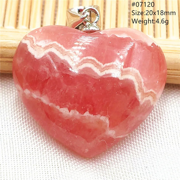 Red Rhodochrosite Pendant-ToShay.org