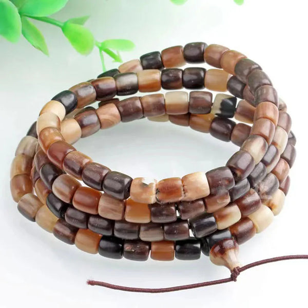 Brown Buffalo Horn Beads-ToShay.org