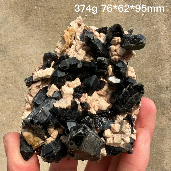 Black Epidote Feldspar Quartz-ToShay.org