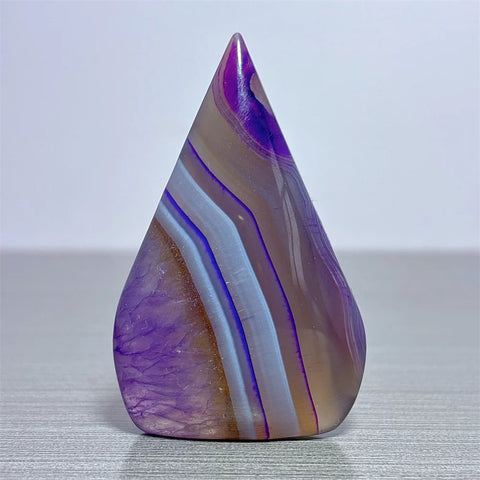 Violet Agate Torch-ToShay.org