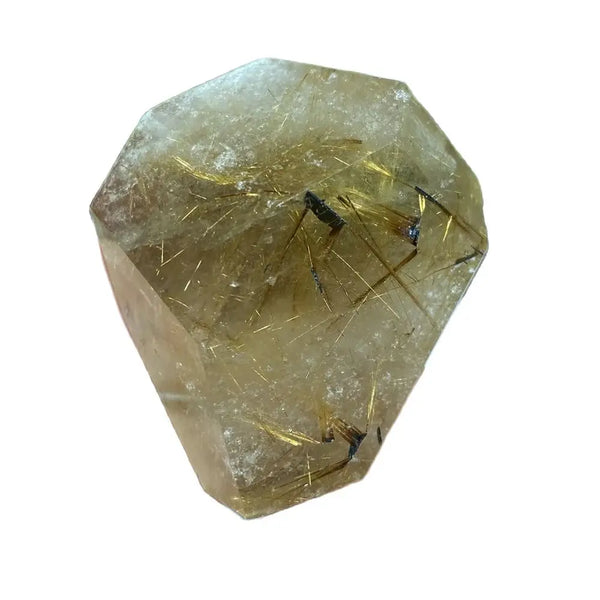 Gold Rutilated Hair Crystal-ToShay.org