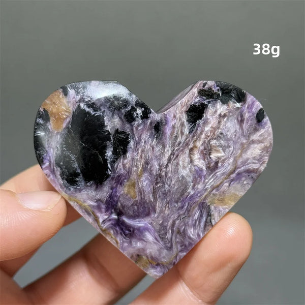 Purple Dragon Crystal Heart-ToShay.org
