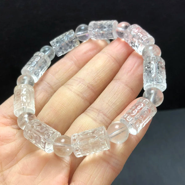 Clear Rock Quartz Bracelet-ToShay.org