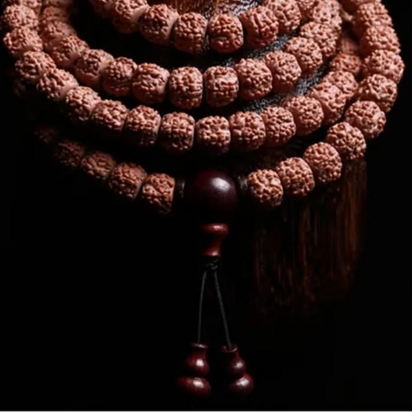Tibetan Rudraksha Bead Mala-ToShay.org